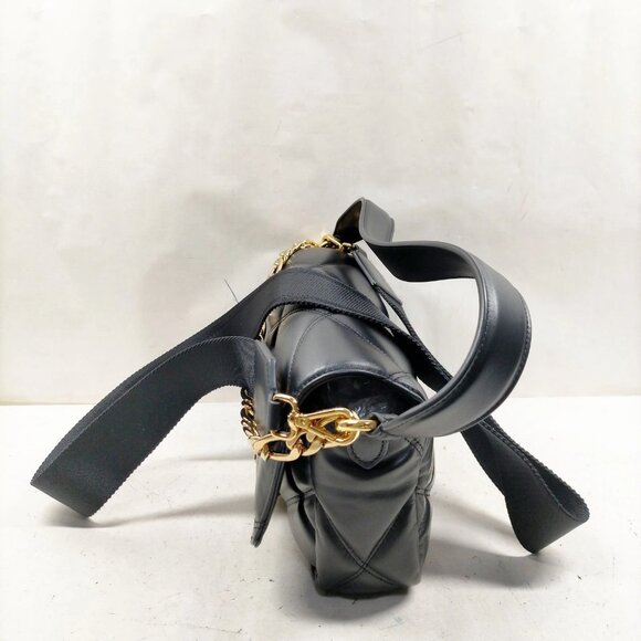 Authentic VERSACE Black Leather Hand Bag mon788-111025 - Picture 4 of 16